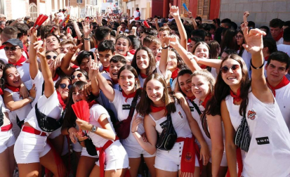 Todas las fotos del cohete de Fiestas de Ribaforada 2019 en honor a San Bartolomé en el Diario de Navarra