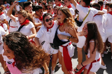 Todas las fotos del cohete de Fiestas de Ribaforada 2019 en honor a San Bartolomé en el Diario de Navarra