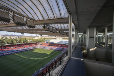 Galería de fotos del estado de las obras en el estadio pamplonés.
