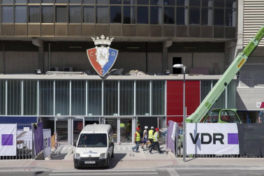 Galería de fotos del estado de las obras en el estadio pamplonés.