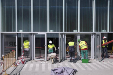 Galería de fotos del estado de las obras en el estadio pamplonés.