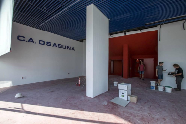 Galería de fotos del estado de las obras en el estadio pamplonés.