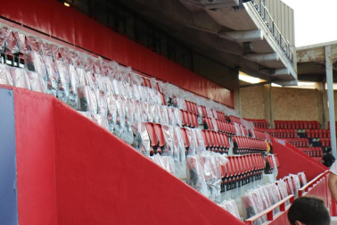 Galería de fotos del estado de las obras en el estadio pamplonés.