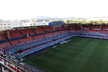 Galería de fotos del estado de las obras en el estadio pamplonés.