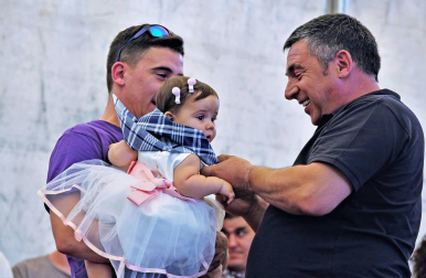 Todas las fotos del cohete de fiestas Lakuntza 2019