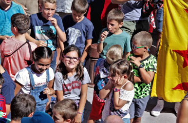 Todas las fotos del cohete de fiestas Lakuntza 2019