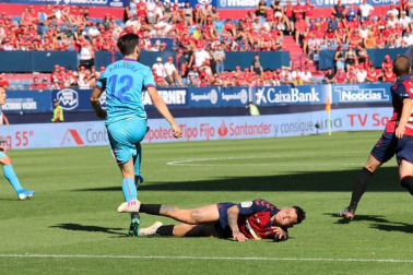 Todas las fotos del Osasuna - Eibar disputado en El Sadar.