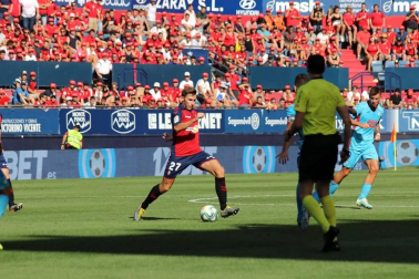 Todas las fotos del Osasuna - Eibar disputado en El Sadar.