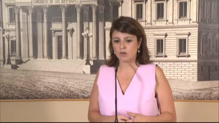 Adriana Lastra: "No hay ningún pacto con Bildu, ni en Navarra ni en ningún sitio"