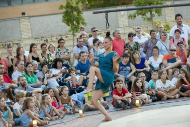 Fotos del XIII Festival de Circo de Navarra de este miércoles en Tudela.