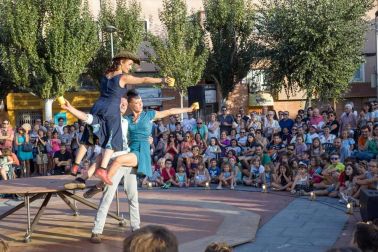 Fotos del XIII Festival de Circo de Navarra de este miércoles en Tudela.