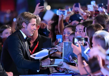 Fotos de Brad Pitt durante su estancia en Italia para acudir a la alfombra roja de la Mostra de Venecia
