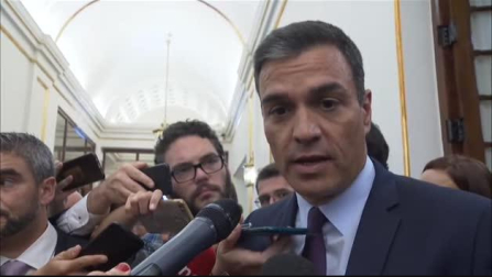 Sánchez se muestra "esperanzado" en que el programa que presentará el martes desbloquee su investidura