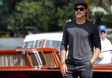Fotos de Brad Pitt durante su estancia en Italia para acudir a la alfombra roja de la Mostra de Venecia