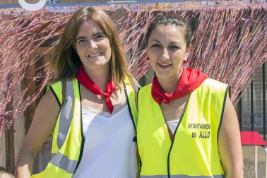 Allo ha celebrado sus fiestas con un excelente ambiente. El sábado 24 de agosto fue uno de los días más divertidos, con la XX Concentración de calvos y el Concurso Internacional del Aceituni, que reta a lanzar lo más lejos posible un hueso de aceituna.