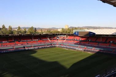 Galería de fotos del estado de las obras en el estadio pamplonés.