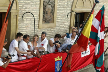 Todas las fotos del cohete de fiestas de Lumbier 2019
