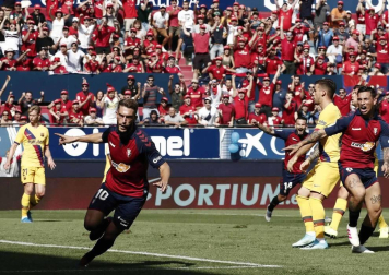 Todas las fotos del partido Osasuna 2-2 Barcelona