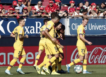 Todas las fotos del partido Osasuna 2-2 Barcelona