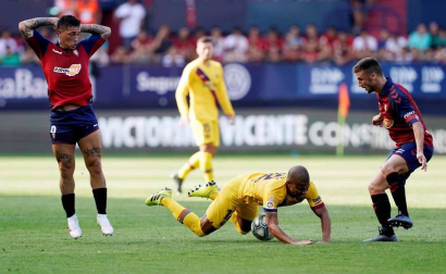 Todas las fotos del partido Osasuna 2-2 Barcelona