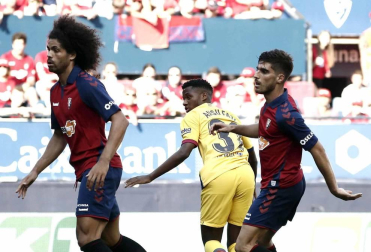 Todas las fotos del partido Osasuna 2-2 Barcelona