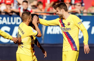 Todas las fotos del partido Osasuna 2-2 Barcelona
