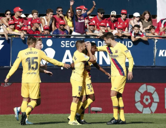 Todas las fotos del partido Osasuna 2-2 Barcelona