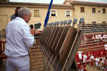 Todas las fotos del chupinazo de fiestas de Caparroso 2019