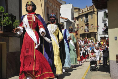 Fotos de la procesión en honor a Santa Fe en Caparroso