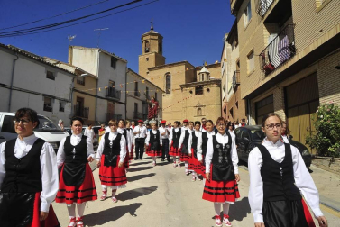 Fotos de la procesión en honor a Santa Fe en Caparroso