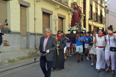 Fotos de la procesión en honor a Santa Fe en Caparroso