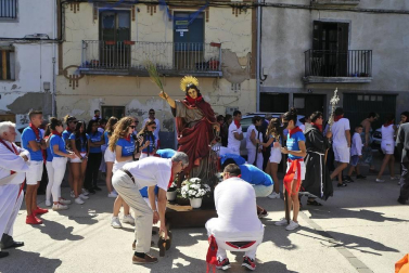 Fotos de la procesión en honor a Santa Fe en Caparroso