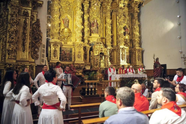 Fotos de la procesión en honor a Santa Fe en Caparroso