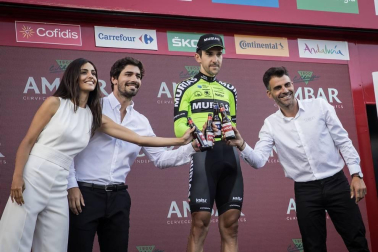 Imágenes de la llegada de la Vuelta Ciclista a España a Navarra, con el final de etapa en Urdax-Dantxarinea.