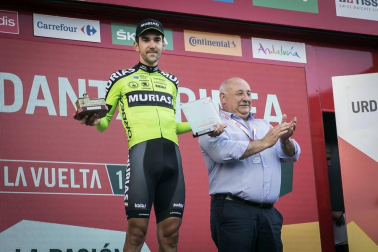 Imágenes de la llegada de la Vuelta Ciclista a España a Navarra, con el final de etapa en Urdax-Dantxarinea.