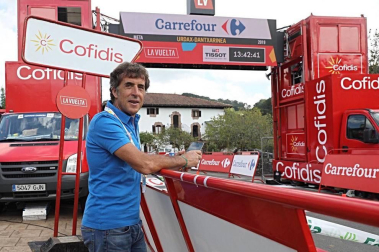 Imágenes de la llegada de la Vuelta Ciclista a España a Navarra, con el final de etapa en Urdax-Dantxarinea.