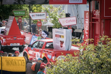 Imágenes de la llegada de la Vuelta Ciclista a España a Navarra, con el final de etapa en Urdax-Dantxarinea.