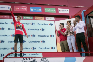 Imágenes de la llegada de la Vuelta Ciclista a España a Navarra, con el final de etapa en Urdax-Dantxarinea.