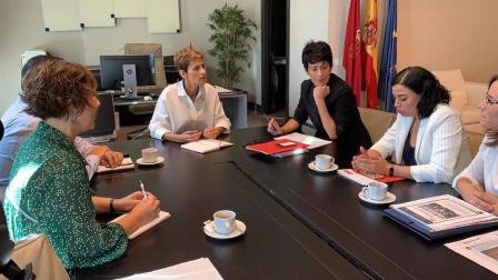 Vídeo de la reunión entre María Chivite y las madres del IRPF