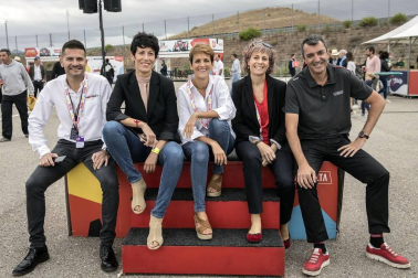 Imágenes de la salida de la etapa