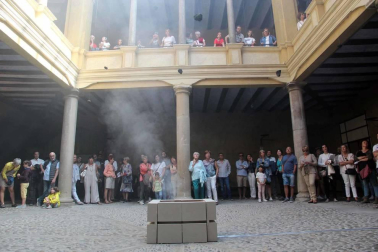 El arte transforma los patios de Tudela