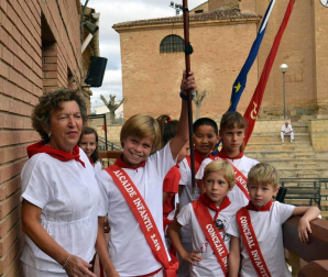 El Ayuntamiento infantil, con Álex Zubicaray, de 12 años, a la cabeza, presidió las actividades del Día del Niño.