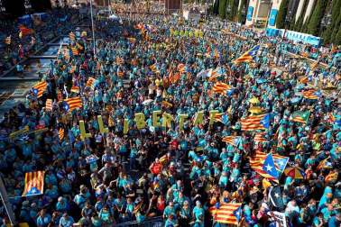 La manifestación registra la participación más baja de los últimos años.
