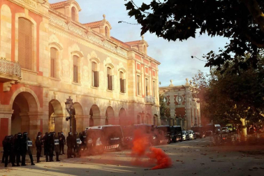 La manifestación registra la participación más baja de los últimos años.