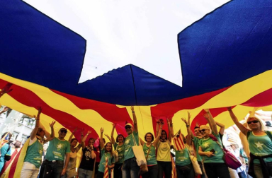 La manifestación registra la participación más baja de los últimos años.