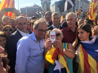 La manifestación registra la participación más baja de los últimos años.