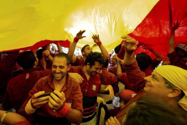 La manifestación registra la participación más baja de los últimos años.