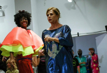 La diseñadora española encabezó la pasarela de Diseñadores de Latinoamérica, desarrollada en el marco de la última jornada de la Fashion Week