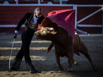 Galería de imágenes de la corrida de toros del 12 de septiembre en las fiestas de Sangüesa.