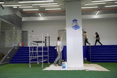 Aspecto del estadio de la Real Sociedad tras las reformas.